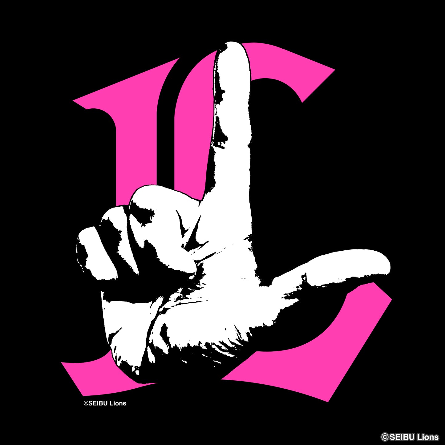 オードリー春日×ライオンズ「L」トゥース!! Tシャツ byTENPLUS