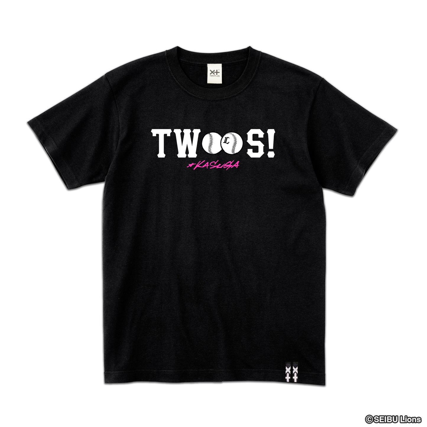 オードリー春日×ライオンズ「L」トゥース!! Tシャツ byTENPLUS