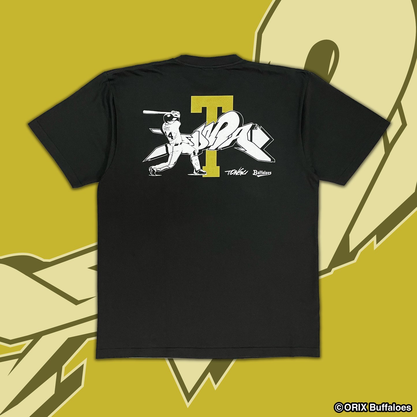 頓宮裕真選手 Buffaloes×TENPLUS グラフィティTシャツ