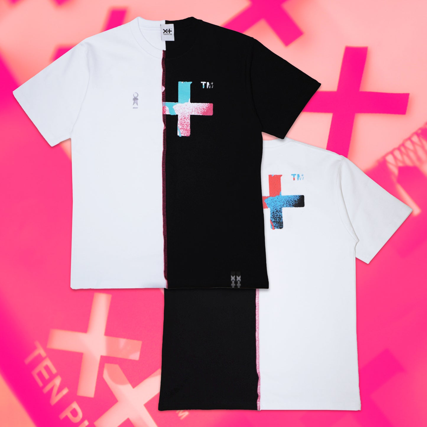 白色×粉色LOGO(StitchPink)【10.2oz超重量级】