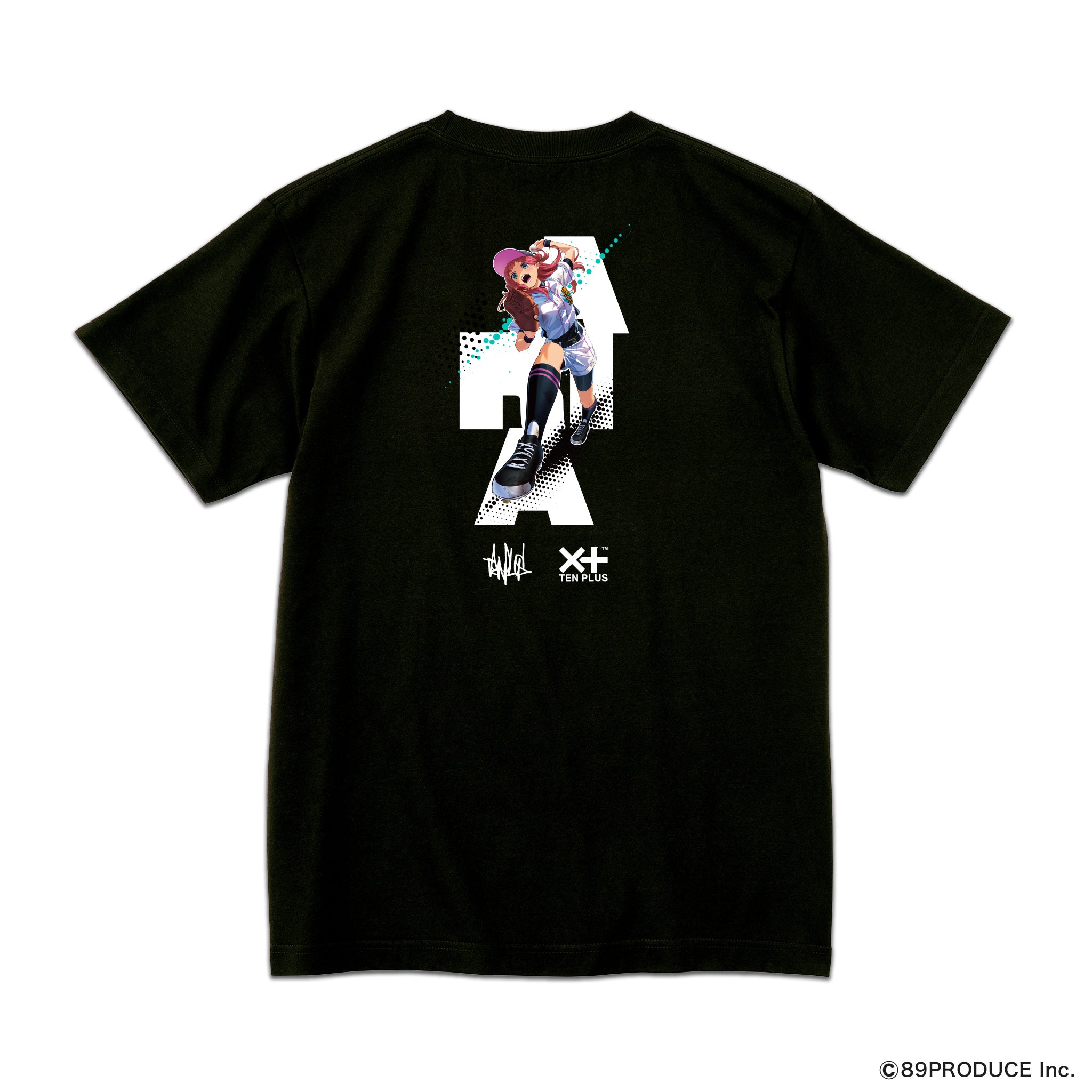 受注生産】TENPLUS×たまんちゅ！「玉城ありあ」 Tシャツ BK ver.1.89