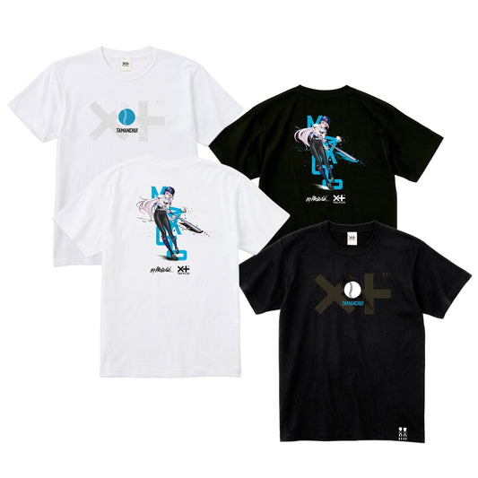 【予約】TENPLUS×たまんちゅ！「六甲院真琴」 Tシャツ 白黒セット