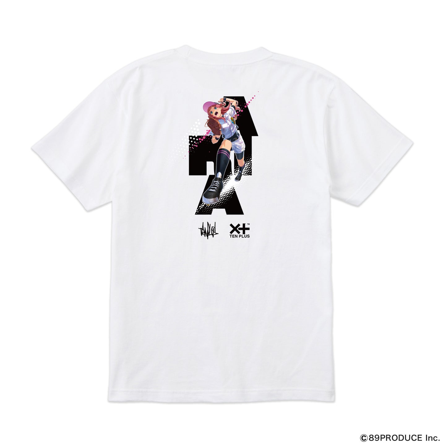 TENPLUS×たまんちゅ！「玉城ありあ」 Tシャツ 白黒セット