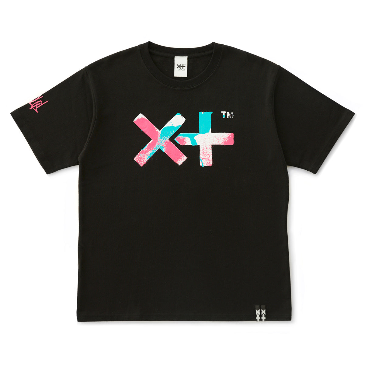 X十™️logo TEE Pink/Turquoise [10.2ozスーパーヘヴィーウェイト]