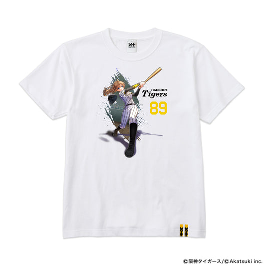 八月のシンデレラナイン × 阪神タイガース × TENPLUS トリプルコラボ "阪神タイガース 有原翼" Tシャツ[7.4オンス ヘビーウェイト]