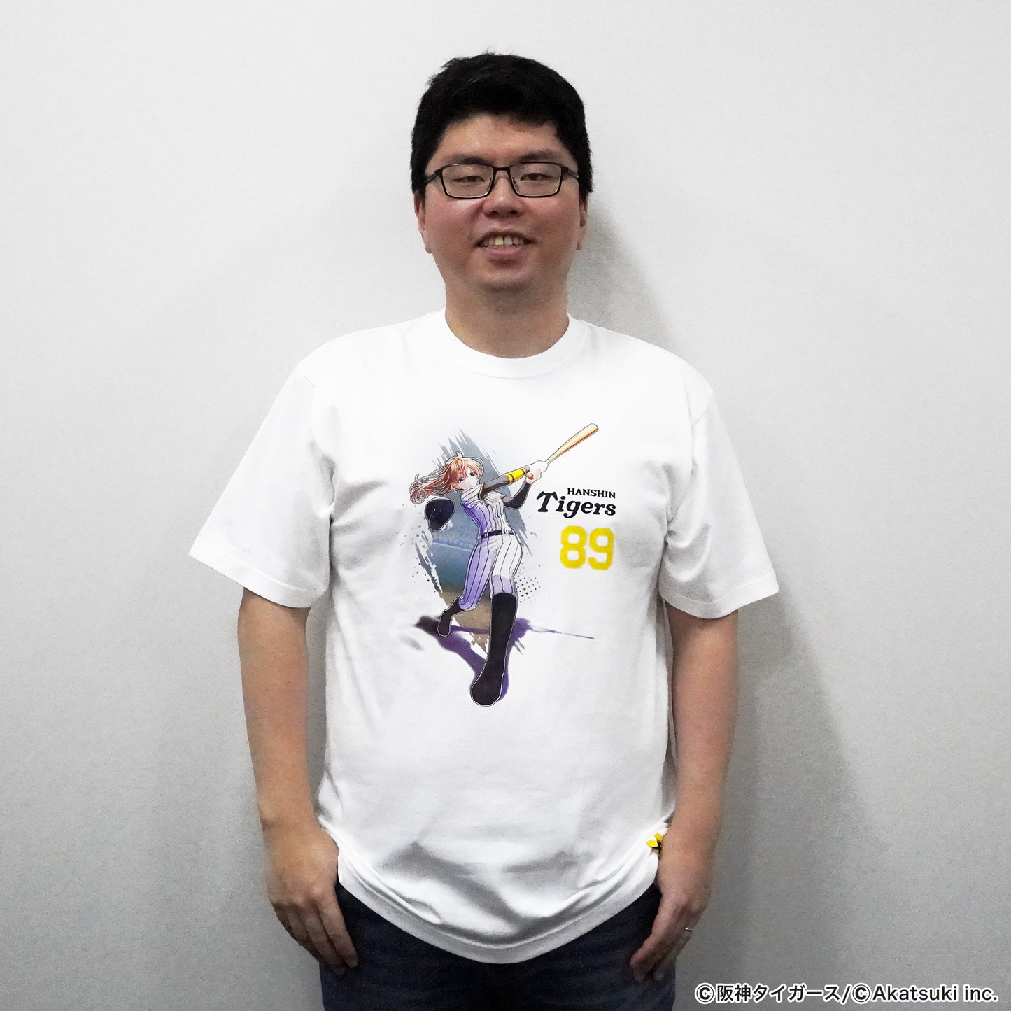 八月のシンデレラナイン × 阪神タイガース × TENPLUS トリプルコラボ "阪神タイガース 有原翼" Tシャツ[7.4オンス ヘビーウェイト]