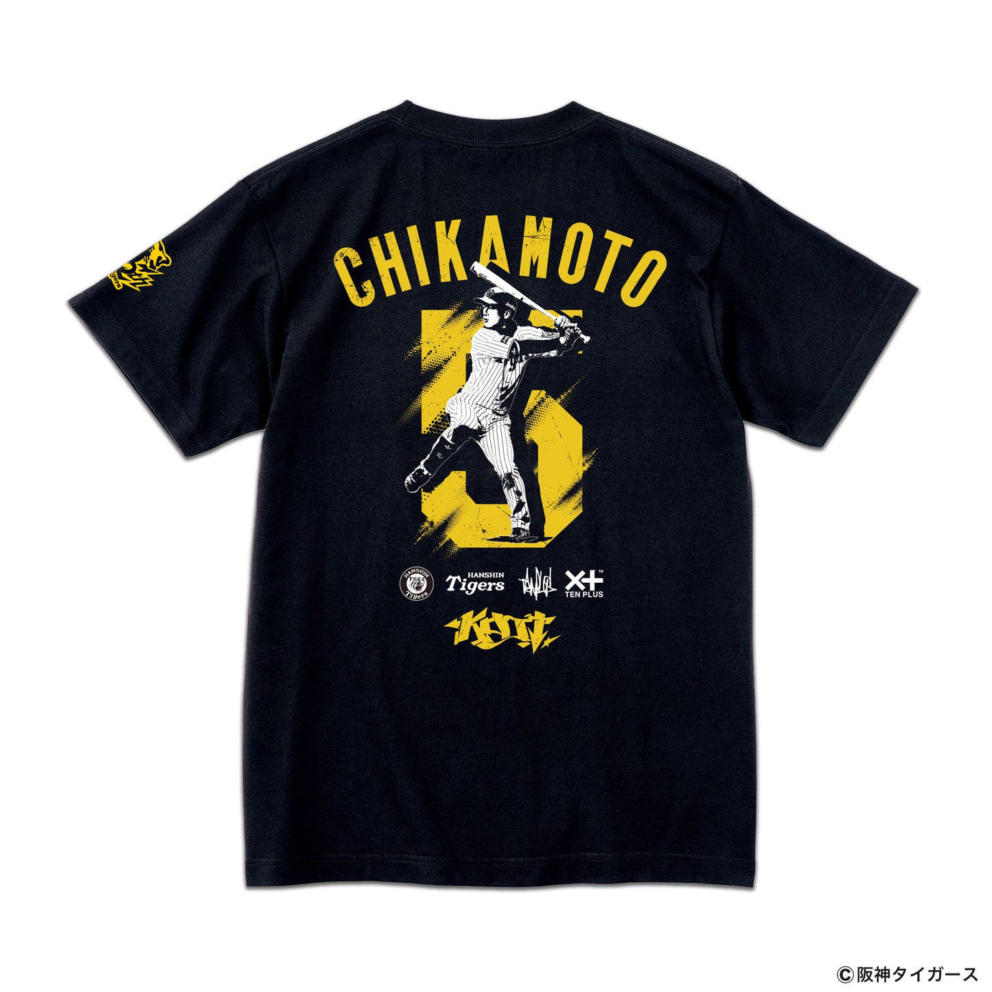 【阪神タイガース×TENPLUS】近本光司選手 背番号5 Tシャツ [7.4オンス ヘビーウェイト]