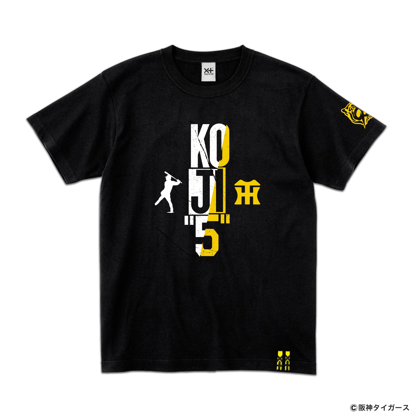 【阪神タイガース×TENPLUS】近本光司選手 背番号5 Tシャツ [7.4オンス ヘビーウェイト]